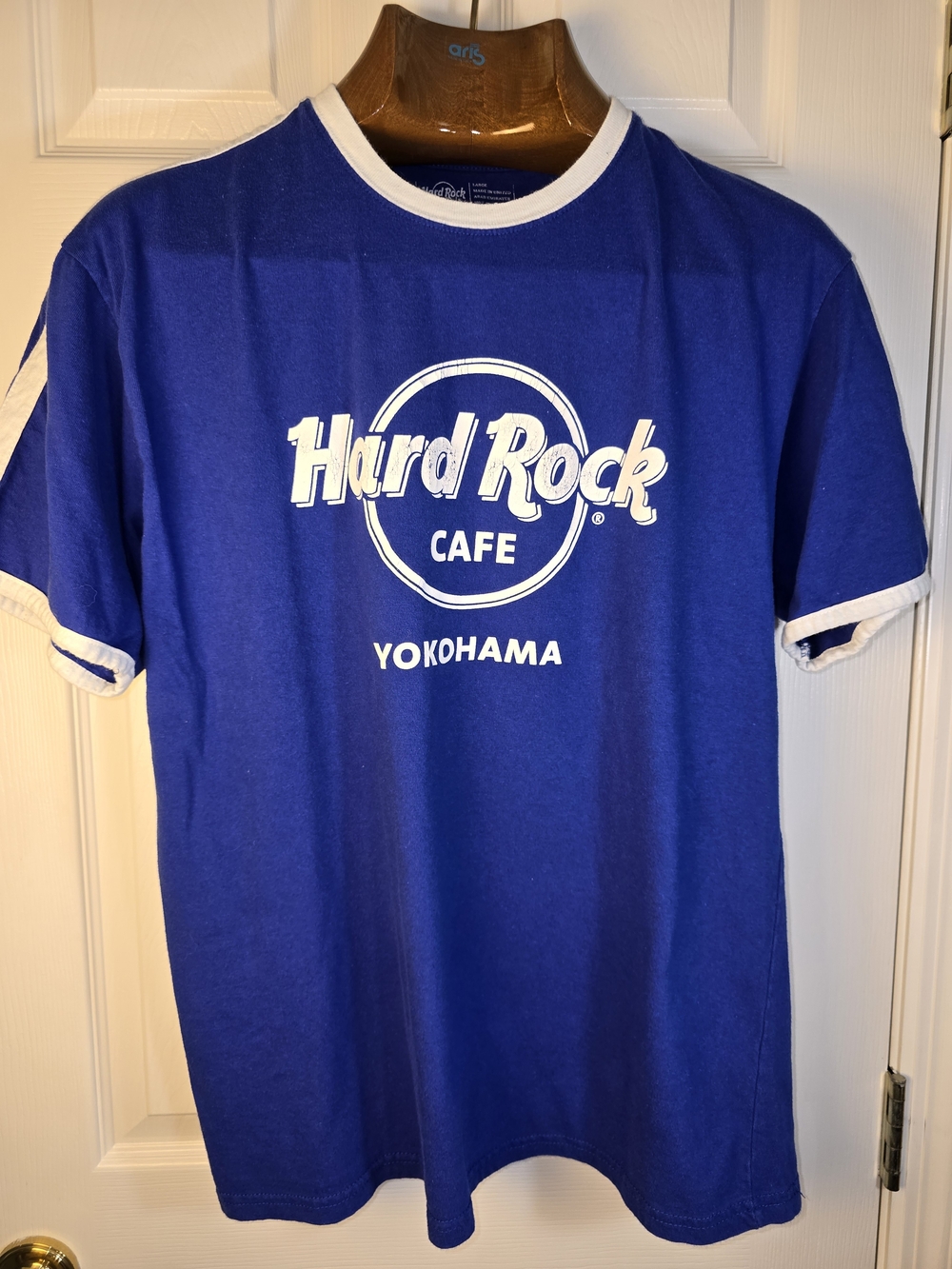 Hard‎ Rock Cafe Yokohama Blue Ringer Tee